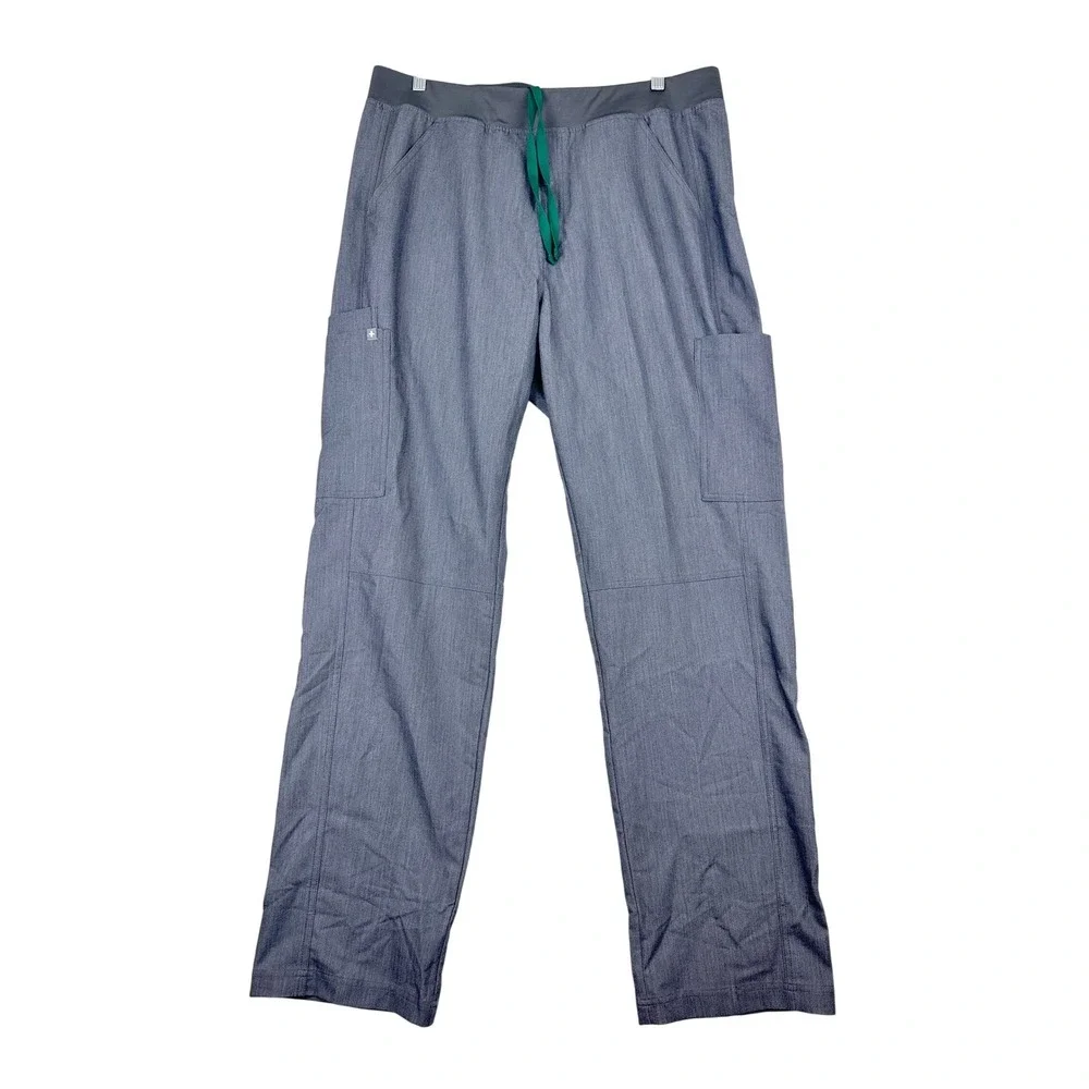 FIGS Axim Scrub Pants Mens XL Gray‎ T2001 Technical Collection Cargo